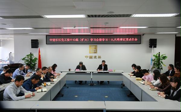 公司党工委书记,董事长毛国强作学习党的十九大精神动员讲话