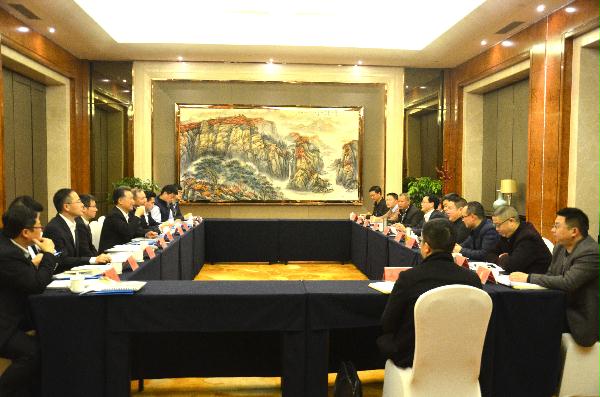 毛国强董事长拜会遂宁市委副书记,市长杨自力